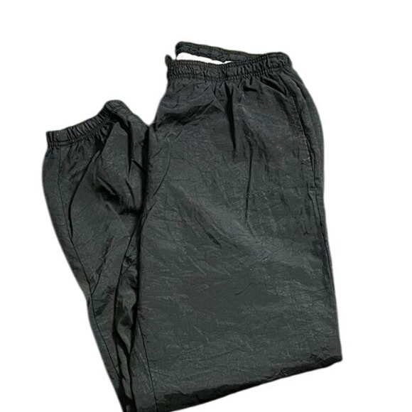 Vintage Adidas Black Small Logo Tonal Track Pants Mens - Picture 1 of 5
